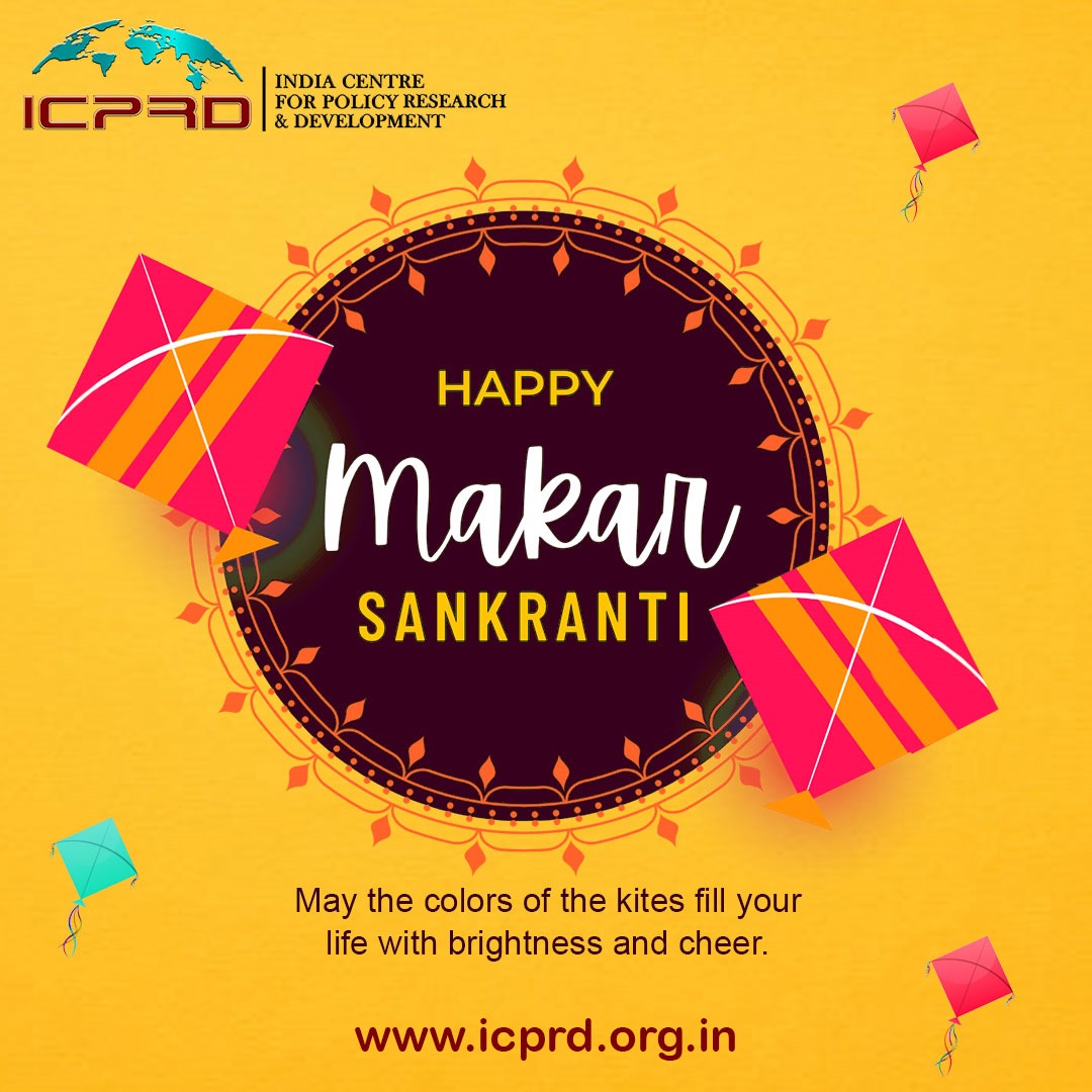 icprdindia's tweet photo. ICPRD team Wishes you a harvest of smiles, joy, and prosperity on this Makar Sankranti. Have a wonderful and blessed celebration with your loved ones!
#MakarSankranti #ICPRD #Festival https://t.co/TZFH3WcjoF