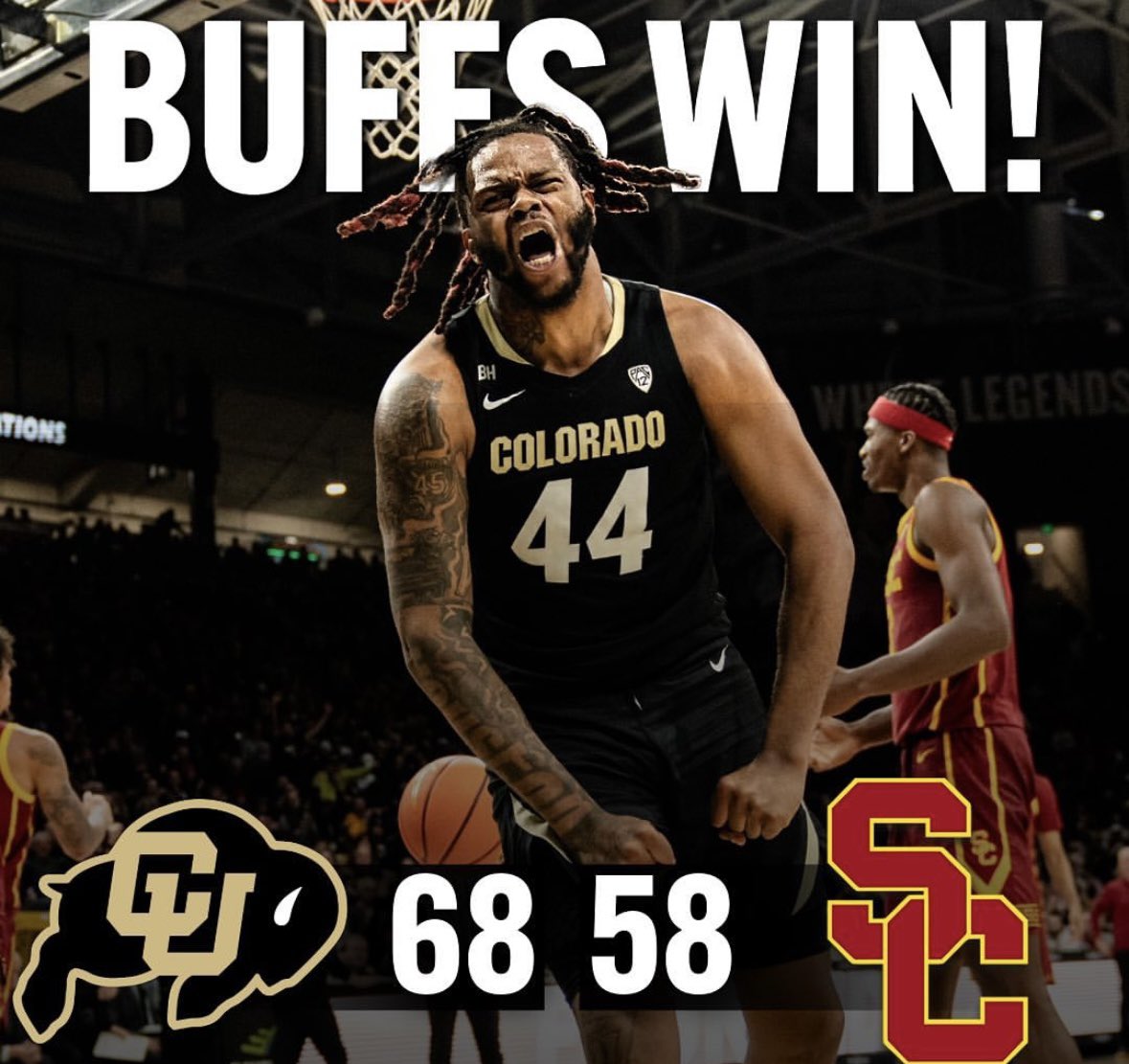 BUFFS TAKE DOWN THE TROJANS IN BOULDER