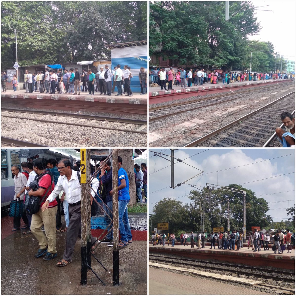 RaghupatiR46941's tweet image. Max up portion of #Belgharia stn all platforms are totally #unsheltered. In monsoon time daily passengers are facing problems due to heavy rains. Kindly provide full sheds at UP portion of #BELGHARIA all PFs for passengers safety.
@drmsdah @RailwaySeva @RailMinIndia @PMOIndia