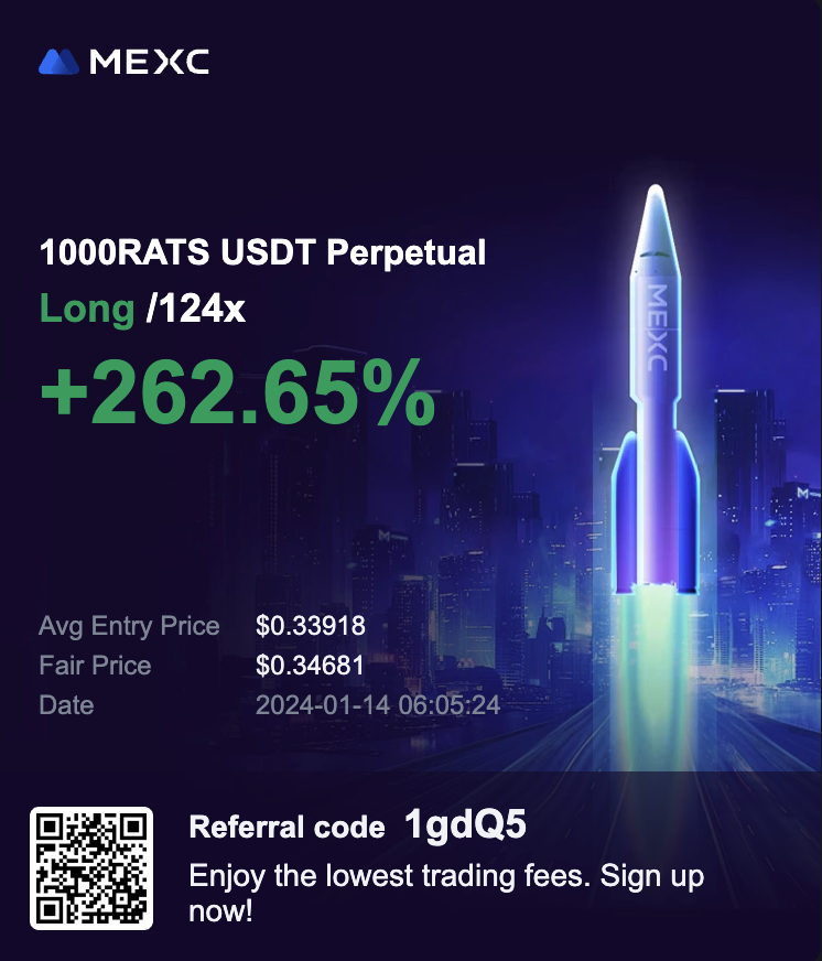 Manu_G212's tweet photo. Join me on MEXC and get bonuses worth up to 1,000 USDT! 

#RATS #mexc

https://t.co/nlMcHzd41E https://t.co/197jIrqX0v