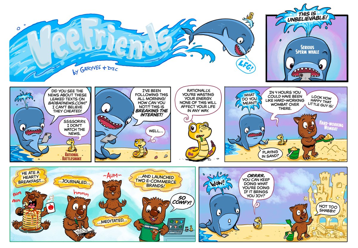 veefriends's tweet image. Sunday tip: do what makes u happy

#sundaycomics #veefriendscomics