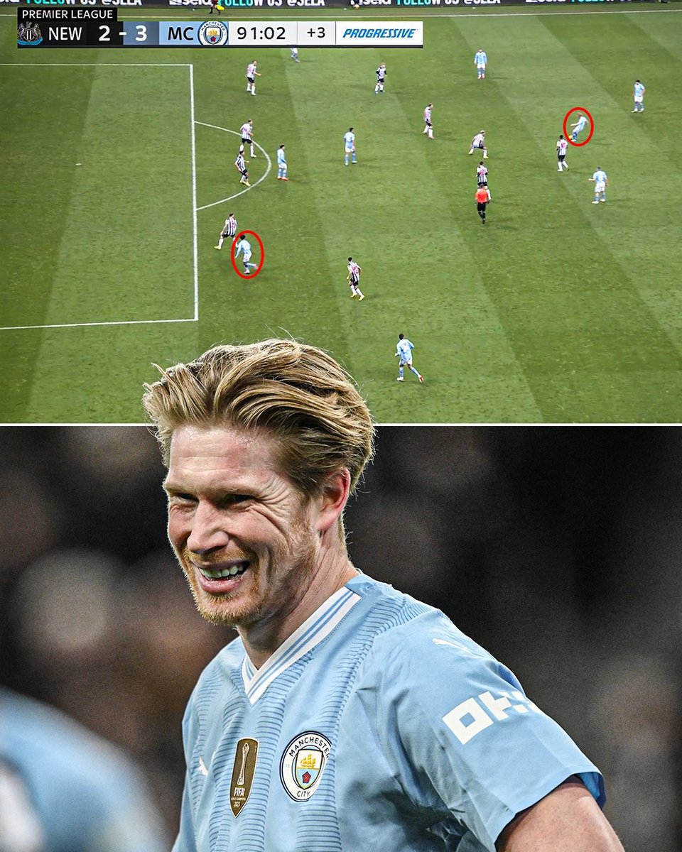 Kevin De Bruyne’s vision bro 🐐