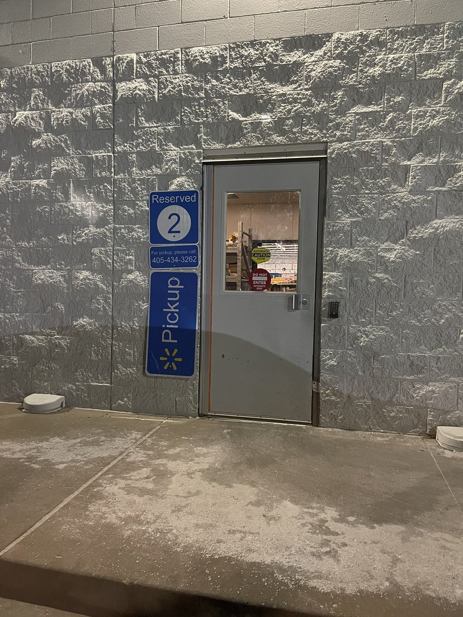 I’ve been waiting in my running car since 8:30pm at <a href="/Walmart/">Walmart</a> in OKC to pick up my groceries. It’s now 11:15pm and still no order. I understand everyone is trying to get groceries but this is unacceptable.
