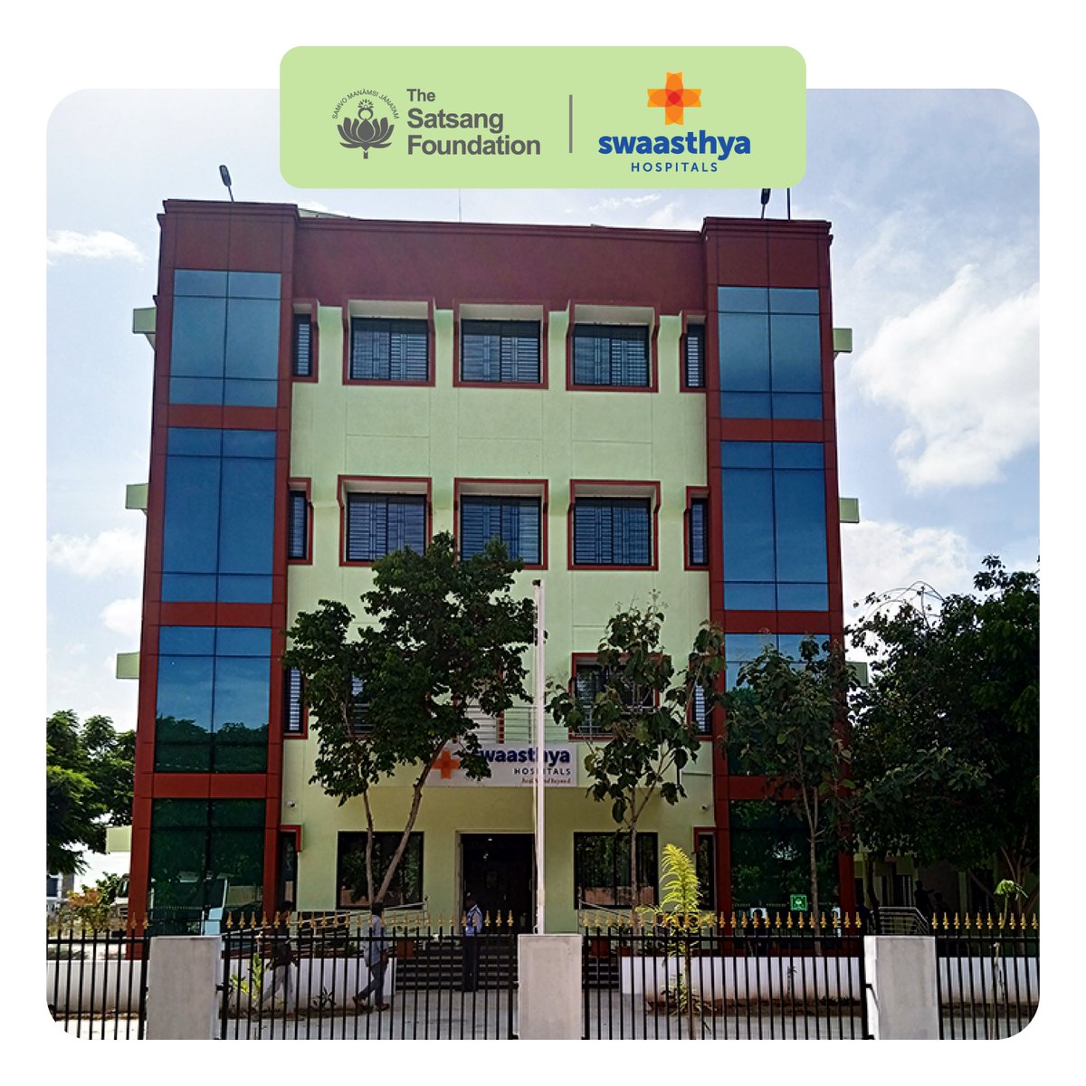 SatsangTweets's tweet photo. Swaasthya Hospitals is a 50-bed, affordable, holistic healthcare centre. Swaasthya Hospitals also focuses on preventive healthcare, education & awareness through outreach camps. To donate, contact connect@satsang-foundation.org.
#SwaasthyaHospital #GoodHealthcare https://t.co/q5weqMjBXV
