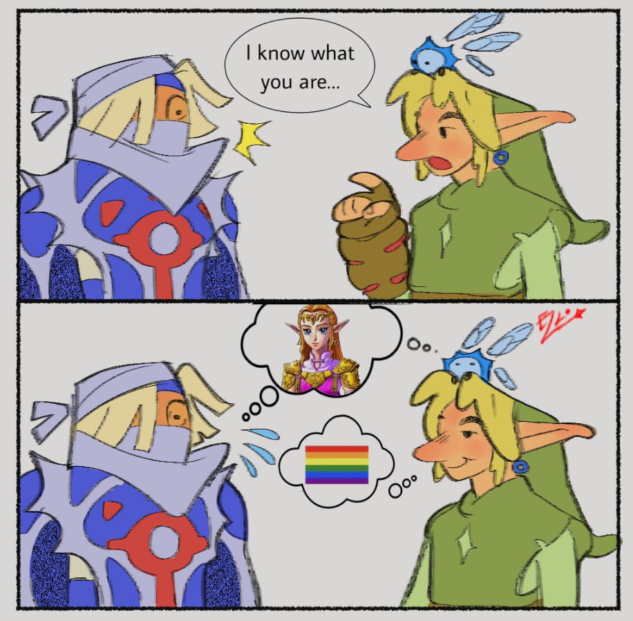 ezlo_x's tweet photo. 🏳️‍🌈 #Zelda https://t.co/cEVmNfOvwM