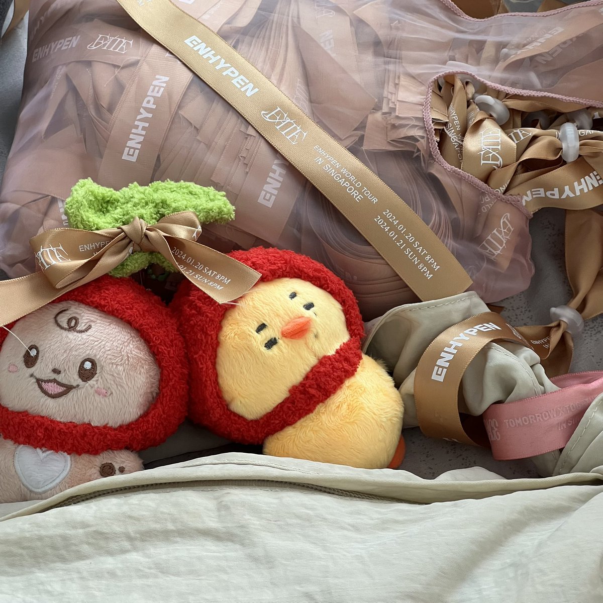 simp4jyun's tweet photo. ｡ﾟﾟ･｡･ﾟﾟ｡ 
ﾟ。 ENHYPEN FATE IN SINGAPORE
　ﾟ･｡･ﾟfansupport
                 :ﾟ૮ ˶ˆ ﻌ ˆ˶ ა ﾟ:｡

multi-purpose ribbons will be given out for free on both days 
time &amp; location tbc but likely ~2pm

#FATE_IN_SINGAPORE #FATEINSG #ENHYPENINSG https://t.co/JNTL4bPzTL