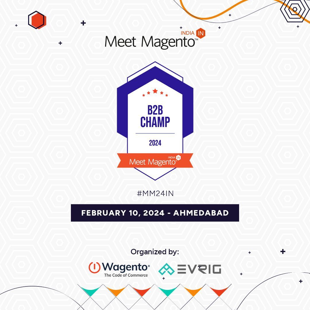 MeetMagentoIN's tweet photo. Our B2B Champ Award celebrates top-notch Wholesale and Distribution on Magento/Adobe B2B solutions that have effectively utilized Magento for B2B eCommerce.
๐ Nominate your application: https://t.co/OwvMK3QOxK
#MM24IN #MeetMagentoIndia #MagentoAwards #MMIN #Magento https://t.co/azFfDNe2ju