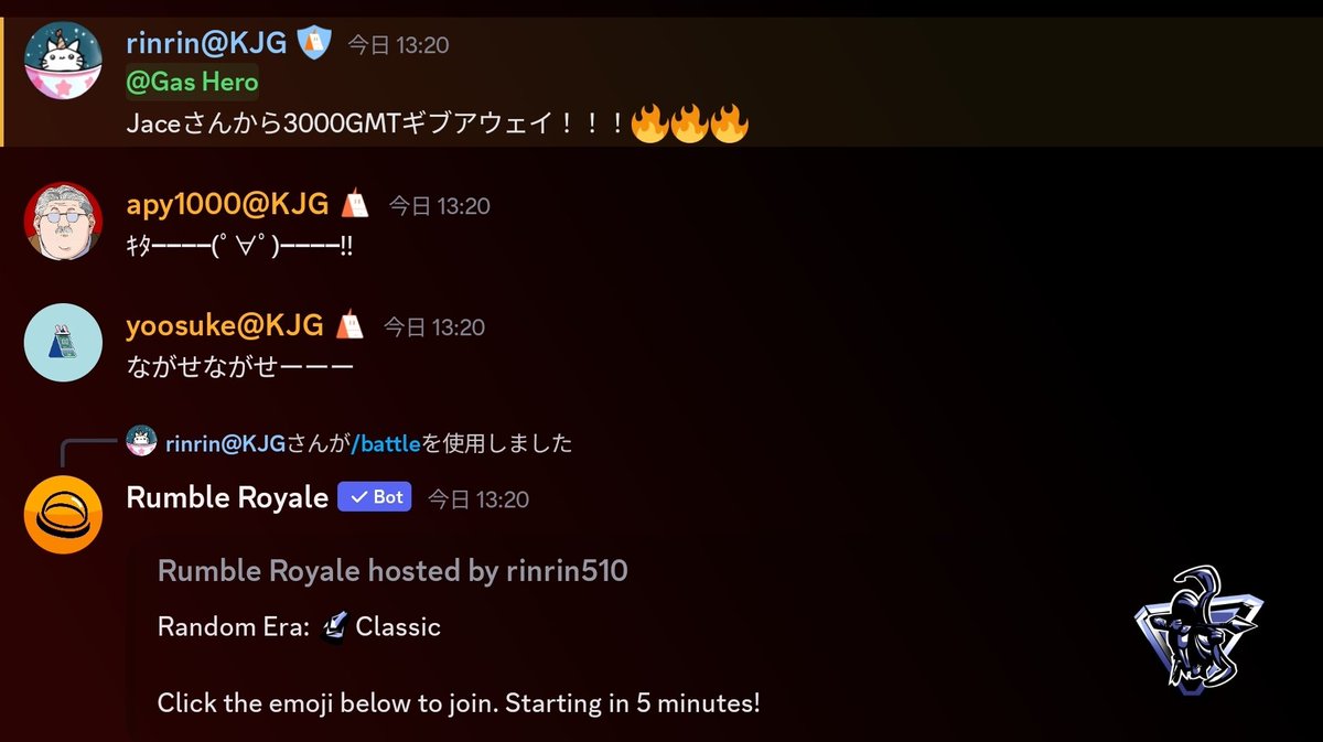 0xneaf's tweet image. 今日はGasHero( @GasHeroOfficial )のPvP個人戦。
Kudasaiギルド内では賞金貰ったメンバーが早速giveawayしてくれました✨
2人で1800ドル以上…💦

ちなみに優勝した方の獲得賞金は一垢で100万gmt(約310kドル)らしいです🥹笑


#KudasaiJP #Kudasai #KJG #GasHero