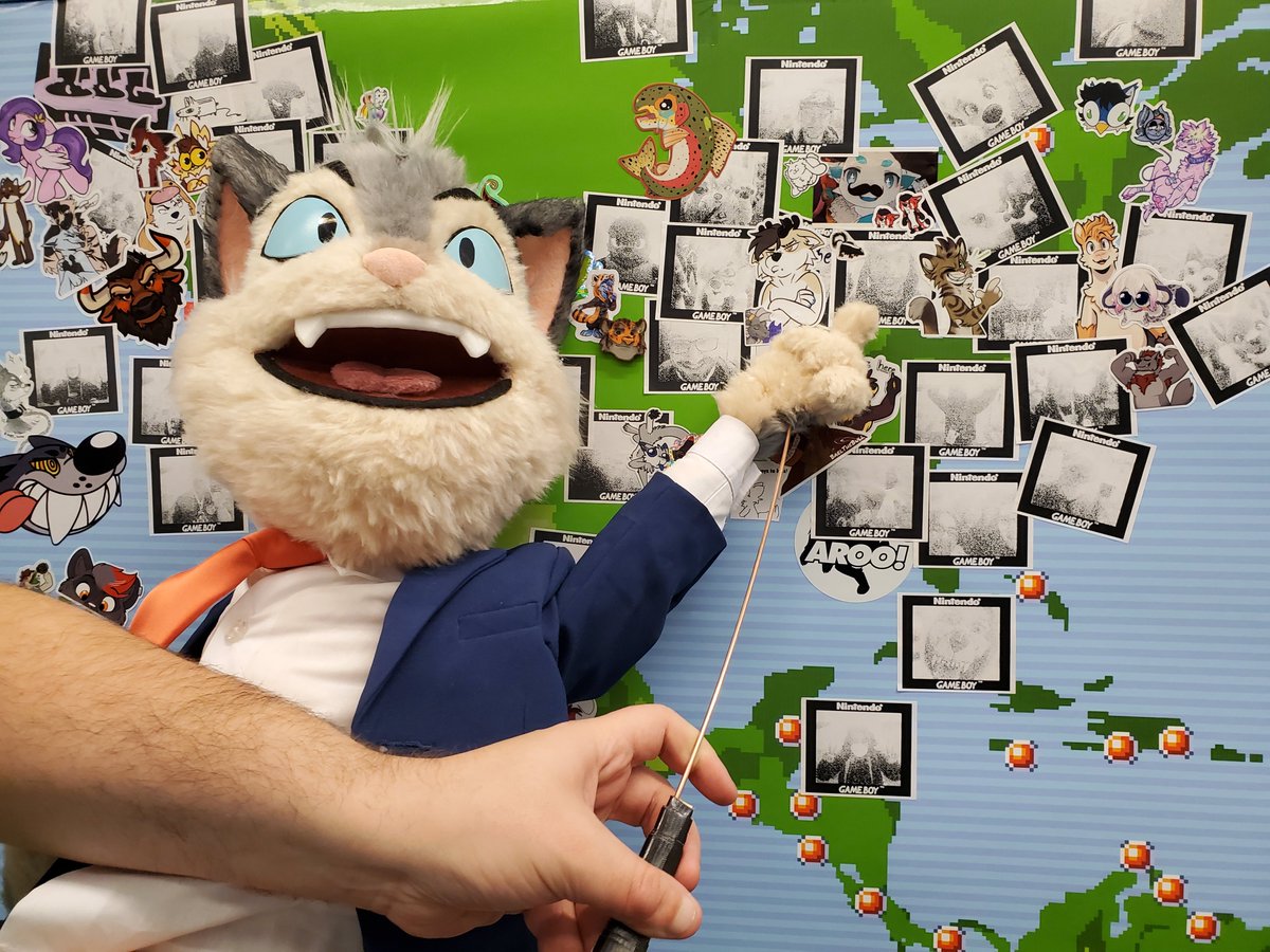 fablepaint's tweet photo. Rocky having a great time at #furc https://t.co/VVbtlhSqtC
