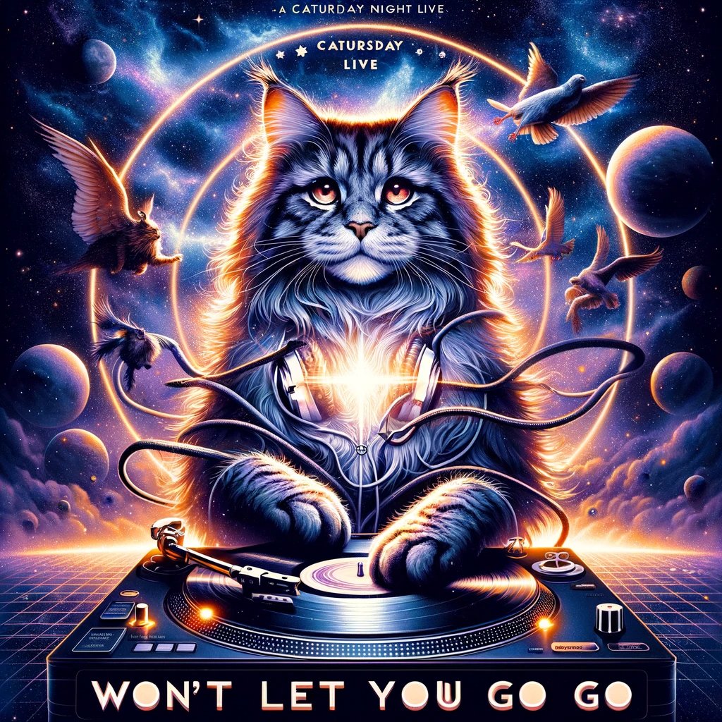 Saphoroth's tweet photo. Won’t Let You Go
by Martin Garrix, Matisse & Sadko & John Martin
@ Caturday Night LIVE
https://t.co/VtlboDR0gJ

****************************************
#daCAT
#GrumpyCatCoin
#WeDaCat
#ForeverDaCat
_____________________

#GrumpyRadio #CaturdayNightLIVE
#Saturday #Music #Charts #Talk
#memecoin #memecoins #meme 
#DOGE #SHIB #PEPE  
#Bitcoin  #Ethereum #LINK 
#web3 #Crypto #cats