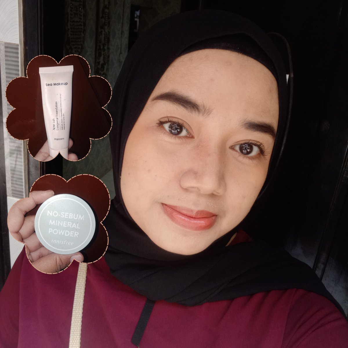 — 'no make up' make up look✨

Complexion andalanku pake si duo ini sih! 

Cocok banget buat kalian yang punya kulit berminyak dan berjerawat, ini bantu ngeblur pori dan oil controlnya dapet bgt! ♡

#racuninmakeup #dewreview #makeupreview