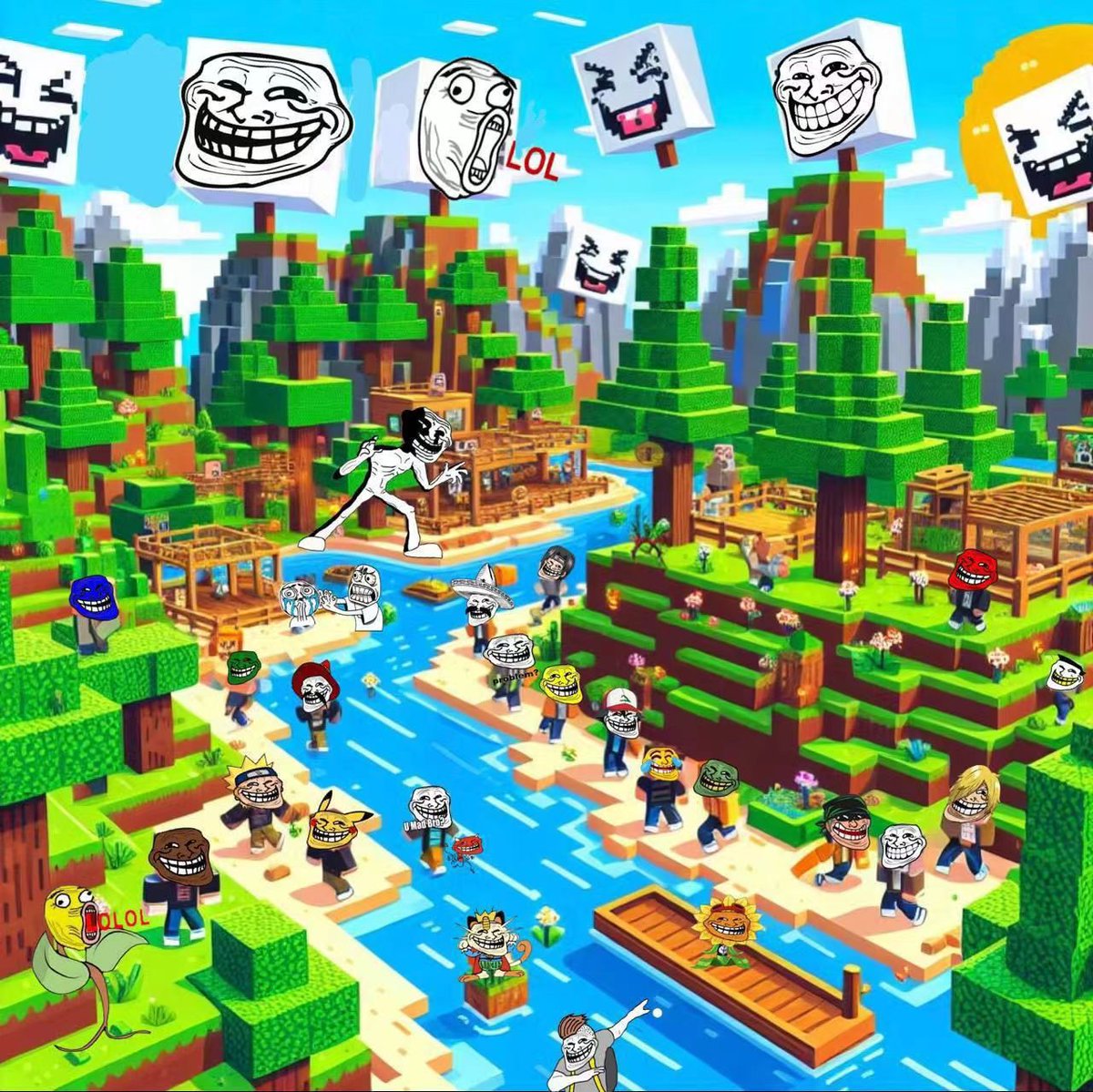 蹭ElonMusk概念币太多，99.99％都会归零，那么 $troll 呢？

Elon只是 #troll 一次成功营销事件，其留存（资金流量）最核心的是

——互联网最早期meme之一

——Torll巨魔在美式俚语里有喷子杠精怼人精的意思，代表忠于自己，真实自己，自由自己！

这才是Elon和CZ的最爱，我们有机会见到 Flip $shib !