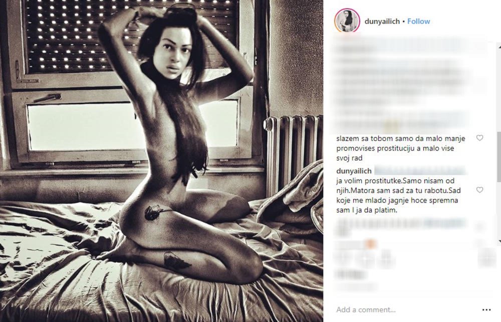 HaterMaks's tweet photo. @DoonyaIlic @analegendary_ Aj ovako, morališeš ovde Dunjom Ilić?
Ovom divnom Dunjom Ilić, šeficom podzemlja?
Ne znam što bilo kome smeta Tein uspeh, ko vas jebe što niste snalažljivi, talentovani, i iskreno, fizički savršeni... https://t.co/Q03lIbGdx8