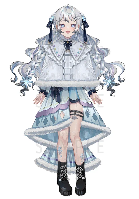 お仕事報告Hania Beom様(#HaniaBeom)のご依頼にて、Vtuber活動用のお姿をデザイン担当させて頂きました北極やアザラシをイメージしたデザインとなっております～!ぜひ応援の程よろしくお願いいたします 