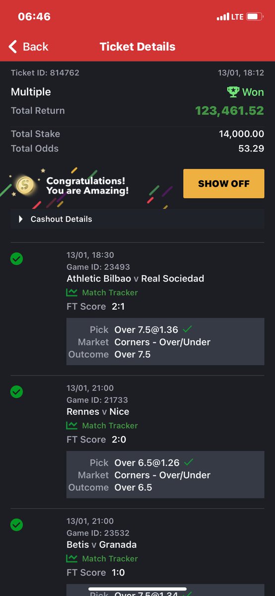 kingzubby76's tweet photo. If I no cash out now cut 1 go wan wound me 😩 now I don cash out 53 odd don boom 😞 I just miss 1.2M just like that Nawa ooo life 😎 https://t.co/6LrMvCzKB6