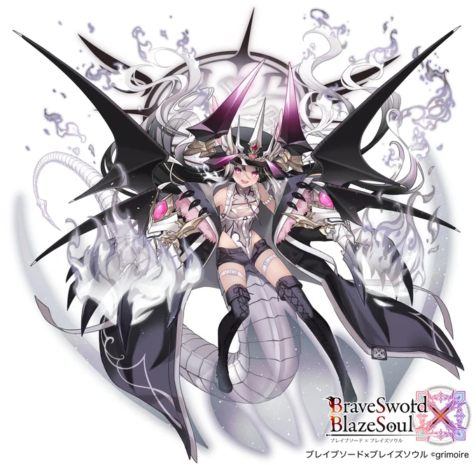 ブレイブソード×ブレイズソウル()にて、バハムート=オメガ:Blazeを担当しました!  かっこかわいいデザインになったんじゃないでしょうか...! 是非お迎えしてあげてください〜! #ブレxブレ