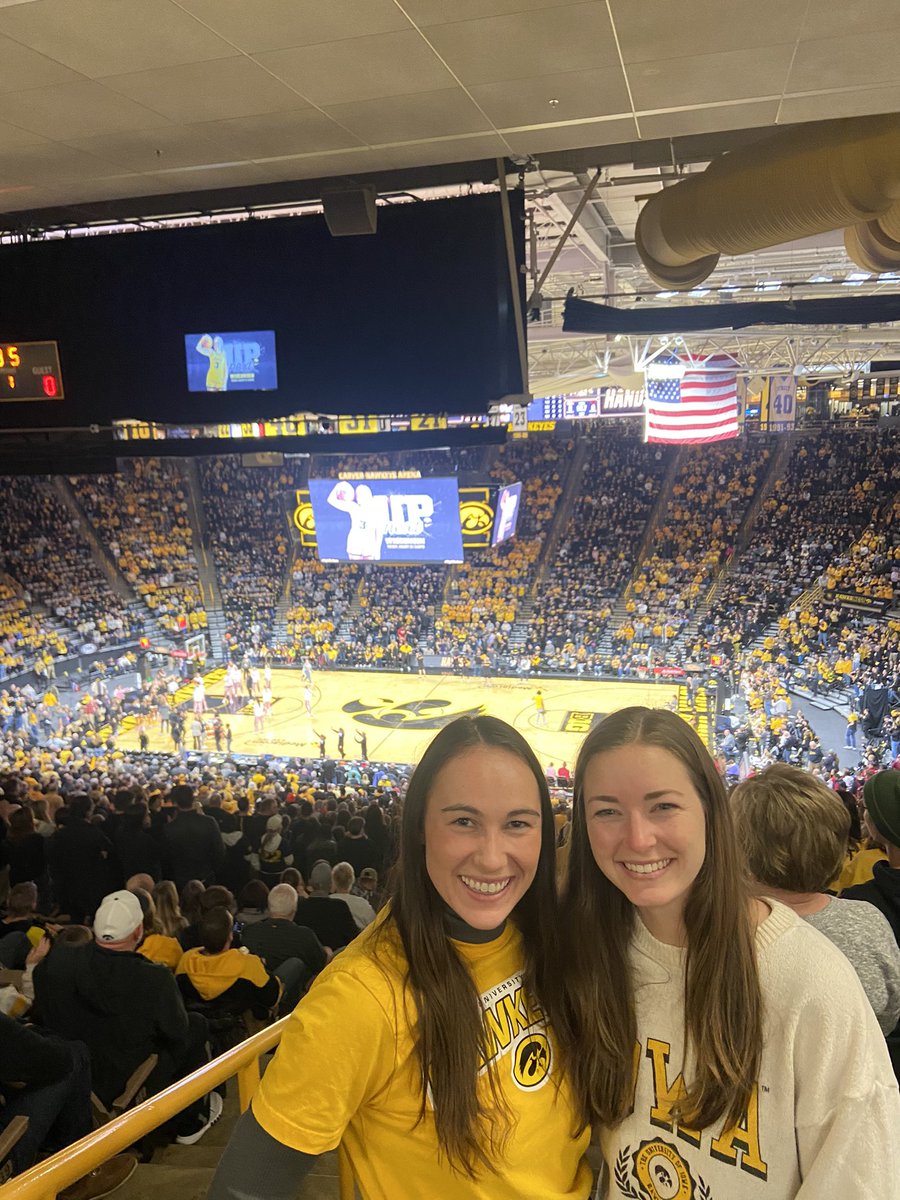 CripTuck's tweet photo. #FightForIowa Happy birthday to my lovely wife @JennyDickes !! Let’s see an @IowaWBB #W #letsgogirls https://t.co/42Lp5Vcp9t