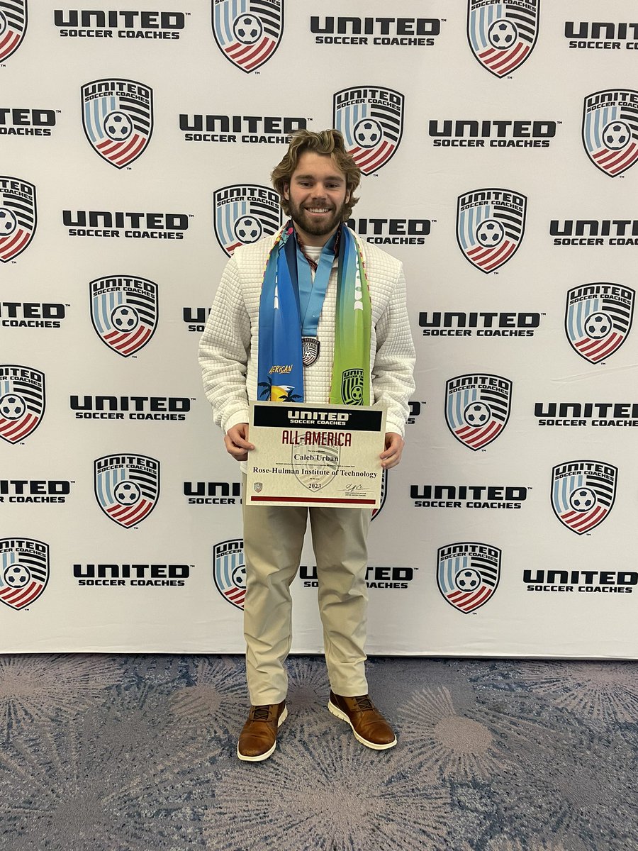 NatalieUrban3's tweet photo. Two-time All American🏅 So proud of your career, this was the best way to cap it off and celebrate all your hard work. Congratulations, Caleb!! @crban13 @urbandb @RoseHulmanMSOC @ArtesianNation https://t.co/I08BnxbbUH