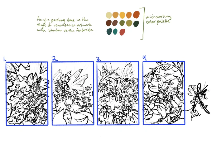 Cleaning files and found some thumbnails from various IDW Sonic covers that I can't remember if I posted or not
For issues 59, 65, Imposter Syndrome 3, and Scrapnik Island 2 respectfully 