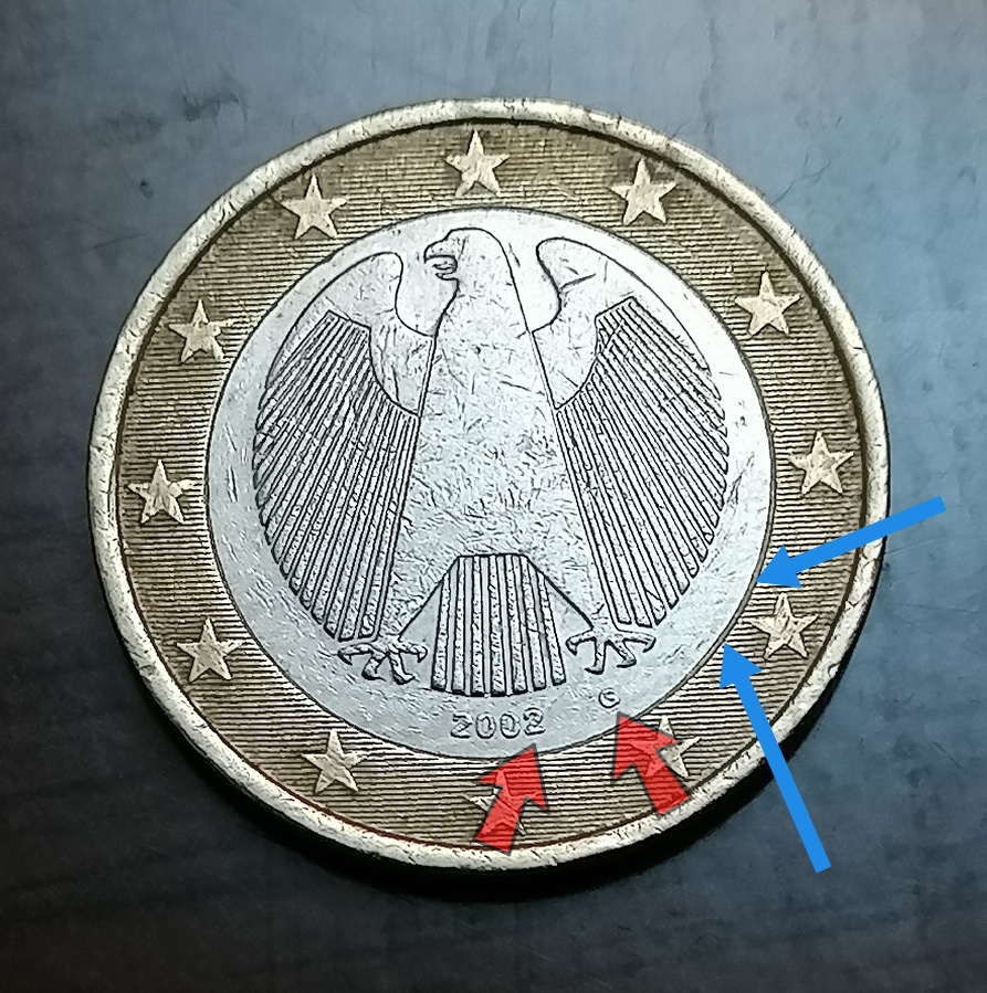 authentic_coins's tweet photo. AUCTION ENDING SOON!
2002 G 1 EURO Germany Eagle coin MULTIPLE MINT ERRORS
GET HERE:
https://t.co/P3O105BPsx

#2002coin #eaglecoin #multipleerrorscoin #germanycoin #1eurocoin #multipleerrorscoin #minterrorcoin #auction #minterrorcoin #coinforsale #coinslot #worldcoins https://t.co/wxti6AlhCi