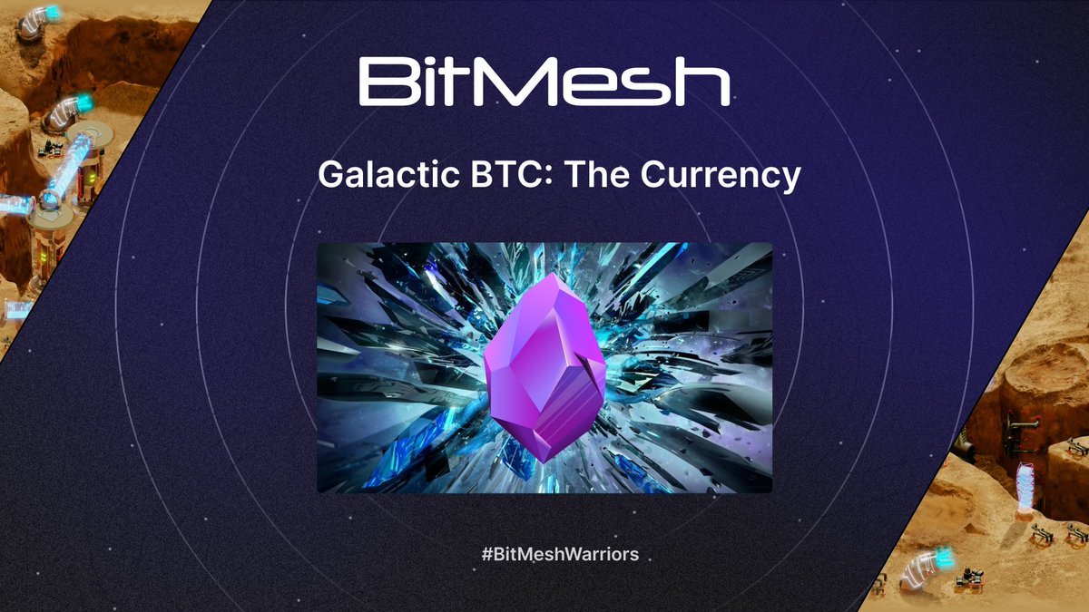 BitmeshGame's tweet photo. π Step into the realm of #GalacticBTC with #BitMesh!
Command vast territories, earn real Bitcoin, and redefine success in gaming
Your strategic prowess now has the ultimate reward. π
#RTSGaming #Blockchain #CryptoGaming #Crypto #NFT #NFTs #Gaming #BlockchainGaming https://t.co/GgeNWS5GIf