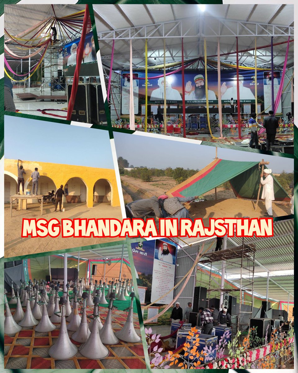 In the month of January, the holy incarnation month of Shah Satnam Ji Maharaj will be celebrated with great pomp in #MSGBhandaraInRajasthan. With the inspiration of Saint Gurmeet Ram Rahim Ji, the people will celebrate #SpiritualSunday by doing good works for humanity.