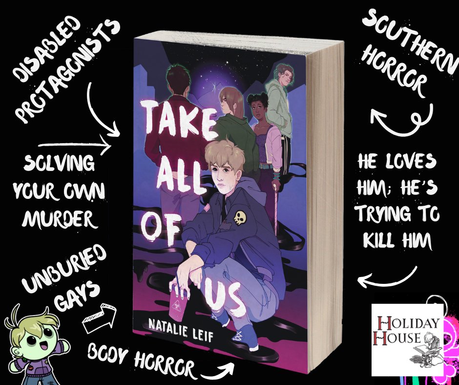 LeifLemmon's tweet photo. COVER REVEAL! TAKE ALL OF US is a queer, disabled, Appalachian YA Horror coming June 4, 2024 from @HolidayHouseBks, with a beautiful cover design by @mmarsloud!

PREORDER HERE: https://t.co/iLeOH9QnJ2 https://t.co/cfPn97Uup2
