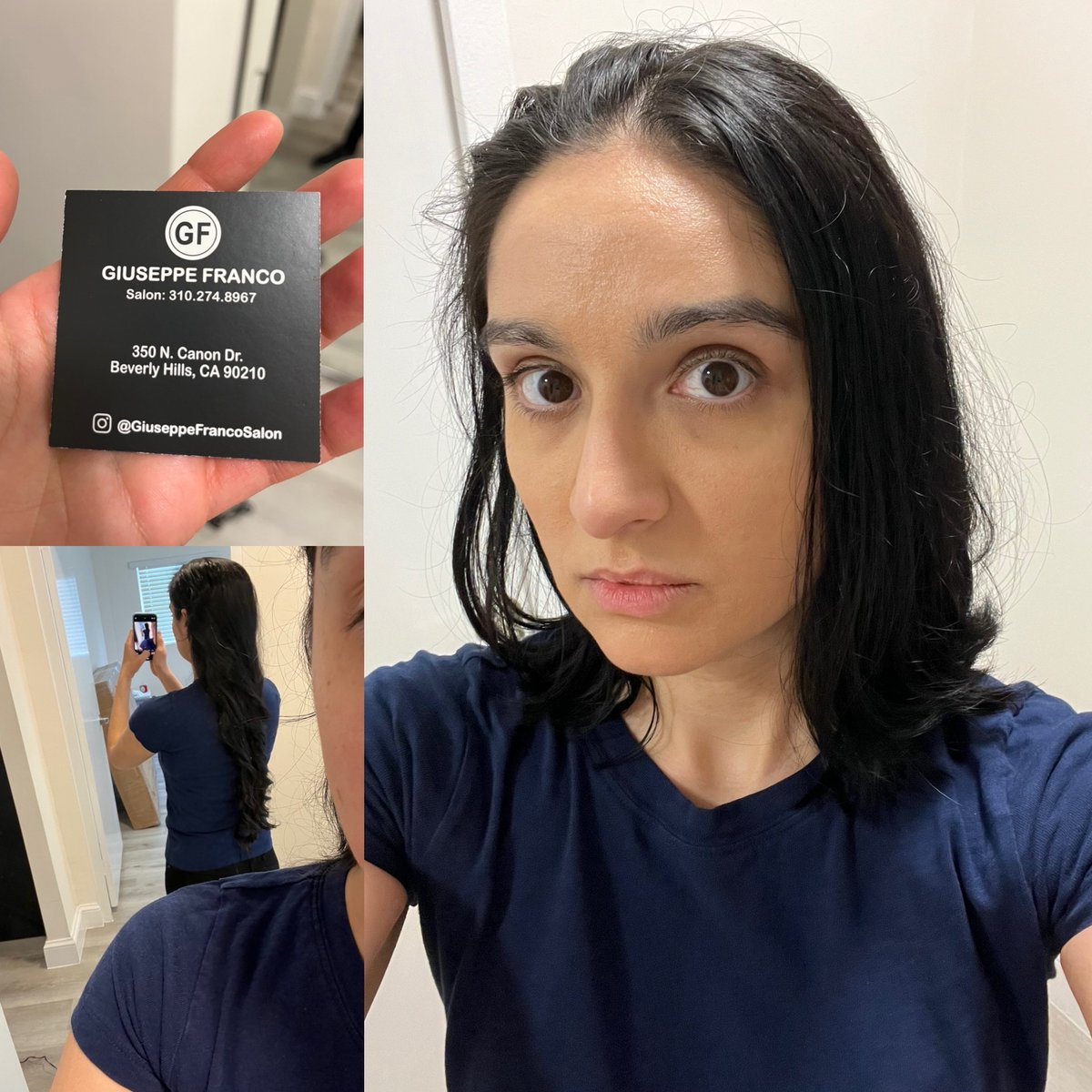 MiriamATafti's tweet photo. Just got my hair cut so I can donate to @locksoflove! I got my hair cut at Giuseppe Franco Salon by Brandon. Hooray! https://t.co/JykBJCEIz0