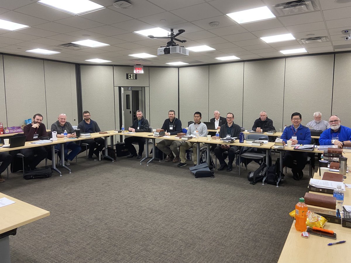 thermopyly's tweet photo. Spent the day teaching fundamental theology with this group of holy men studying for the diaconate! ⁦@AlcuinInstitute⁩ https://t.co/NhTISskxyg