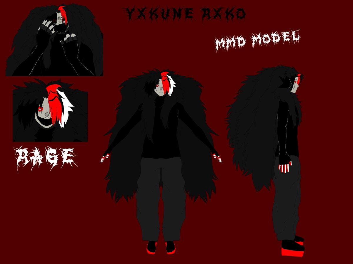 Xx0MUGOBAxXRUI's tweet photo. YXKUNE RXKO’S UPDATE. i had a hard time trying to make him as a MMD model cuz im new to MMD but I failed after 5 attempts. I maybe need some help turning him into a MMD model if any MMD creators are interested. #欲音ルコ #rukoyokune #yokuneruko #UTAU #MMDmodel #MMD https://t.co/7dDm9d61Aw