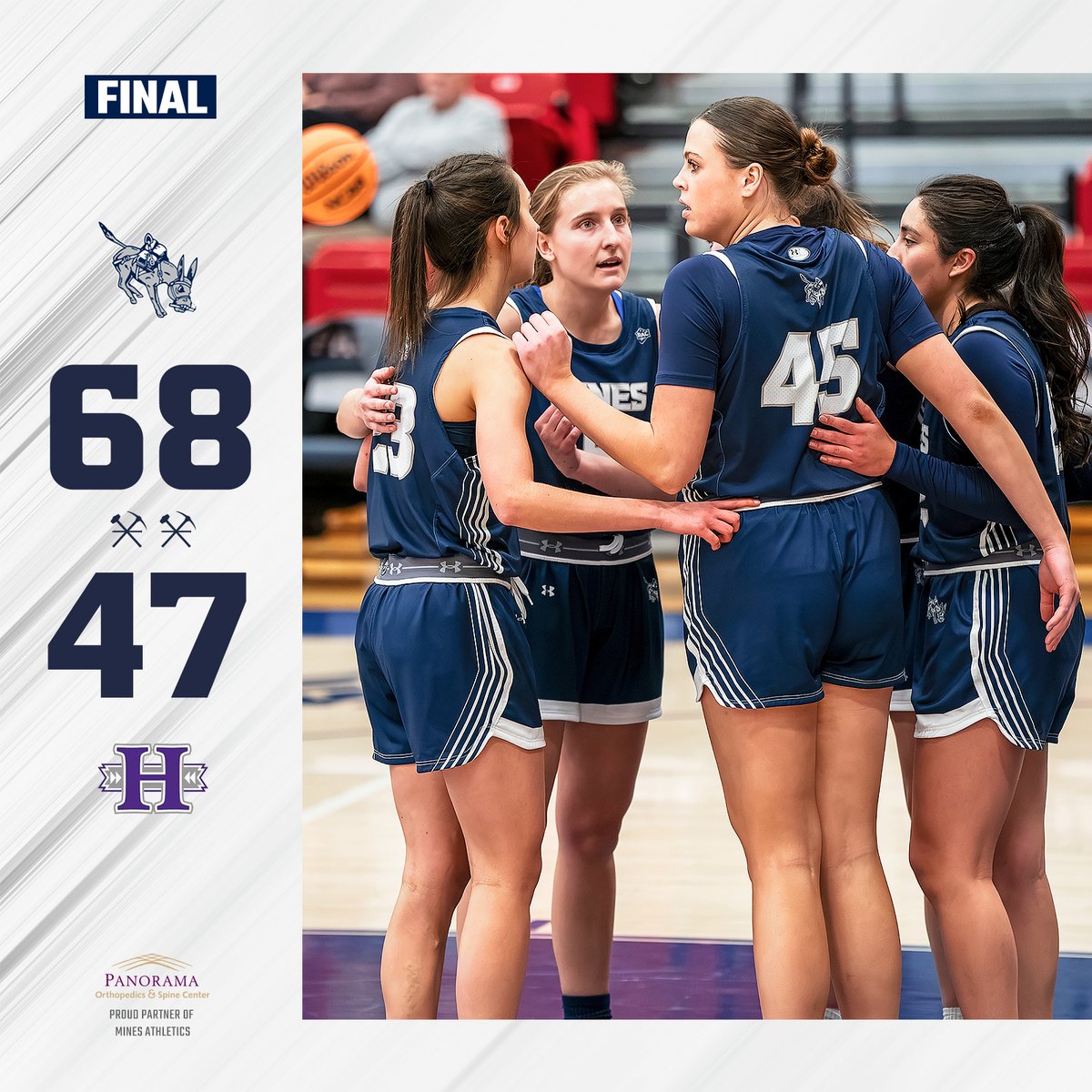MinesWBB's tweet image. ⚒️ 𝗢𝗥𝗘𝗗𝗜𝗚𝗚𝗘𝗥𝗦 𝗪𝗜𝗡! ⚒️

Howery and Rios strike again with 11 points apiece. Howery and Nichols also grab 7 rebounds each. Davis adds 10 points while Steffeck stacks up 9 points, 6 rebounds, 3 assists, and 3 steals. #HelluvaEngineer
