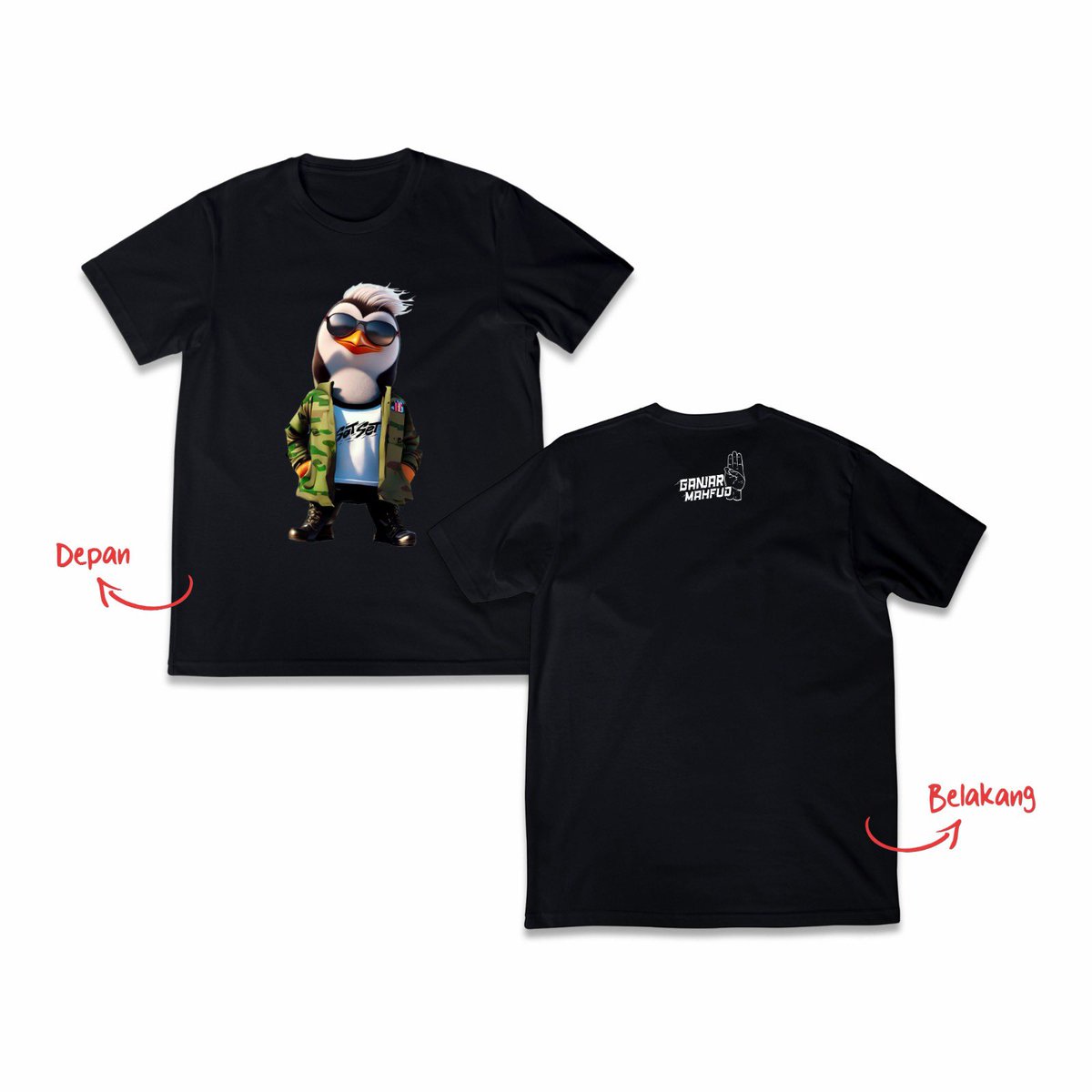Indonesia_Pedia's tweet photo. Ada 300pcs Kaos Ketua Pinguin @ganjarpranowo  Sat-set .

Yang minat silahkah Replay di bawah yaa  ..boleh juga sebutkan 3program Unggulan Ganjar-Mahfud .
Jangan Lupa Kasih Tagar : 

 #SiapKetuaGanjar 

Semangat Minggu dan Jangan Lupa Bahagia .😁 https://t.co/iEOxn68Gny