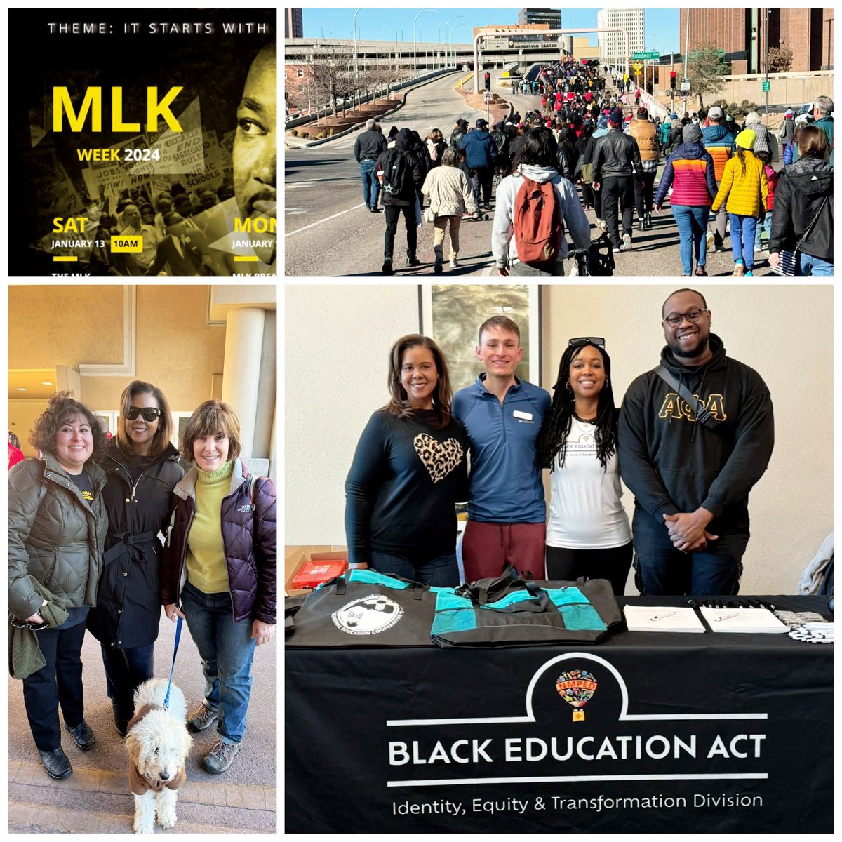 🌟 Started this Martin Luther King Jr. Weekend taking part in a commemorative march and reflecting on how his legacy champions #education, #character, and #publicservice. Dr. King’s words are a constant reminder and invitation to think intensively, act compassionately, and work
