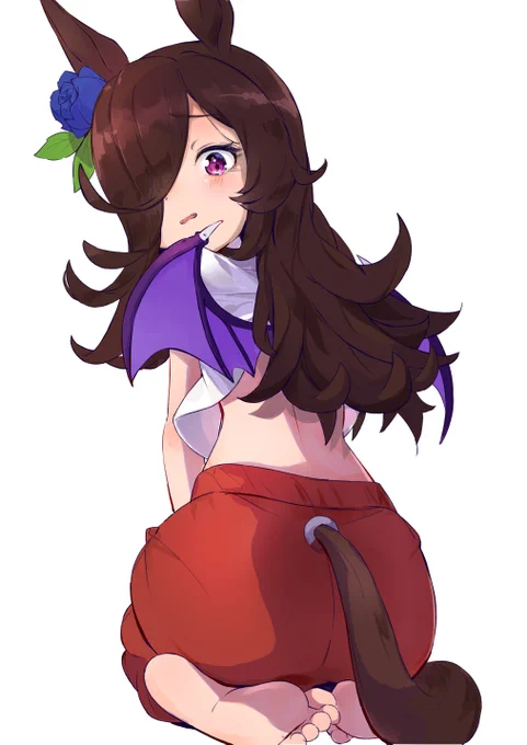 ヴァンパイアになった日 #ウマ娘 #ライスシャワー #イラスト