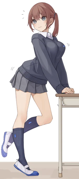 無自覚にスタイルの良さをアピールしてしまう子