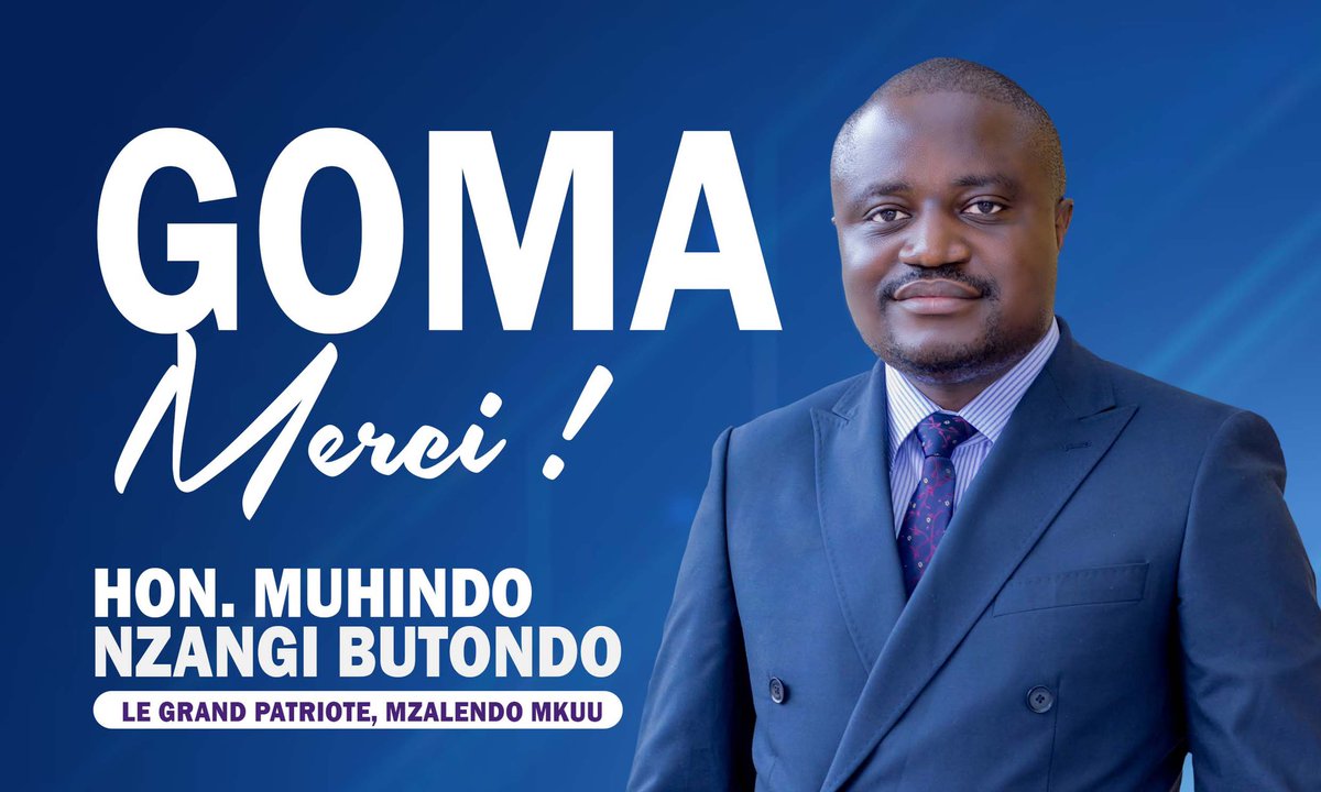 butondonzangi's tweet photo. Goma, Merci pour la confiance. Merci de nous envoyer à nouveau. Nous poursuivrons nos objectifs communs avec le même élan, la même détermination. https://t.co/2fqEQspJpm