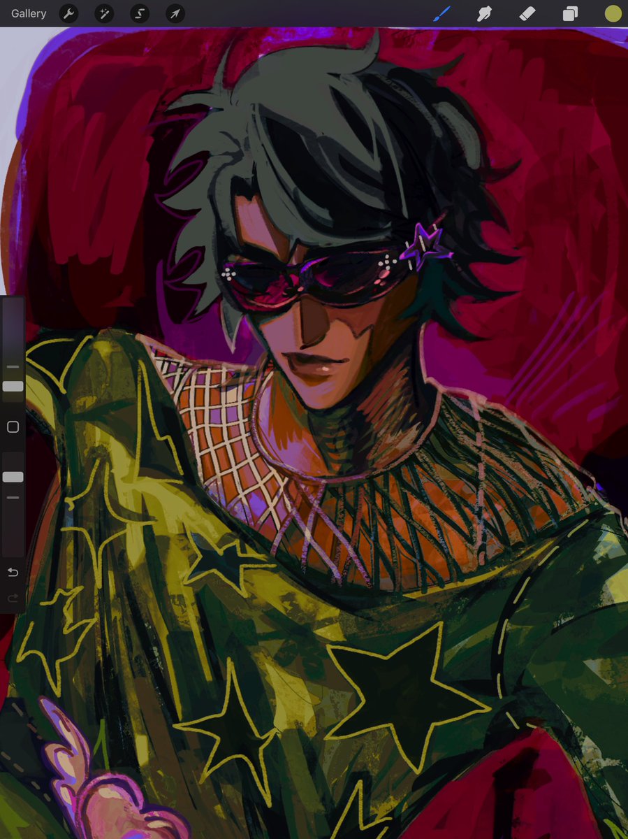 555prissy's tweet image. drawing norton in one of my old fits