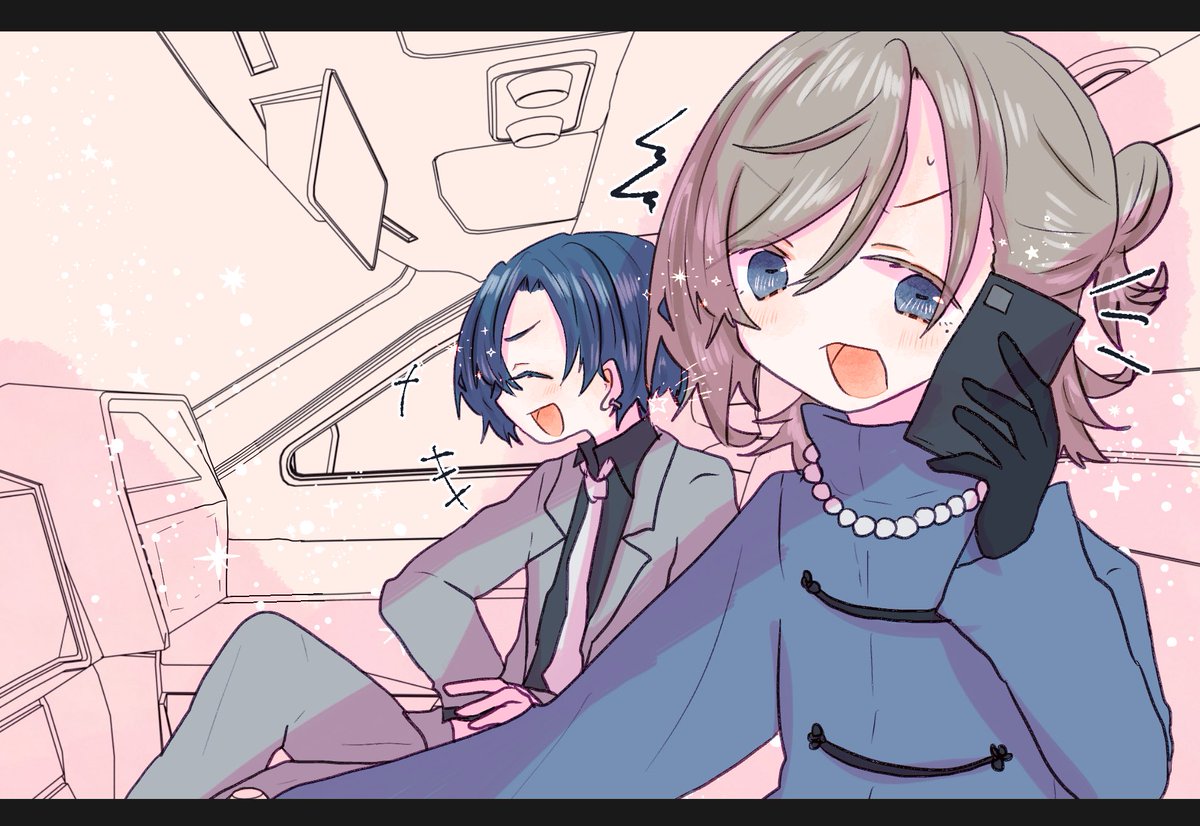 「アンダーボスお疲れ様です  #かな絵 #rainbrain」|ここｻﾝ❤️‍🔥のイラスト