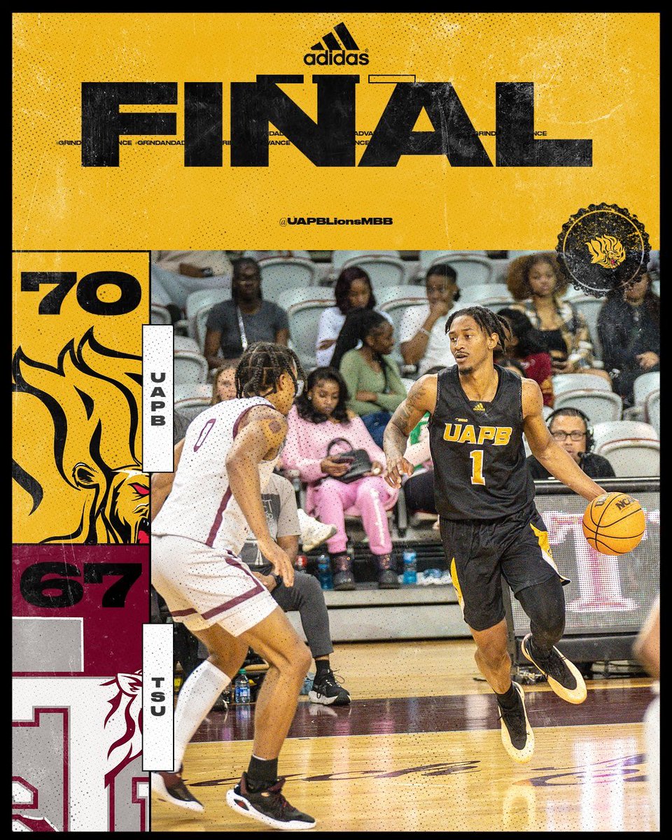 UAPBLionsMBB's tweet photo. 𝐓𝐒-𝐖𝐇𝐎?? 𝐅𝐢𝐫𝐬𝐭 𝐨𝐧𝐞 𝐢𝐧 𝐭𝐡𝐞 𝐒𝐖𝐀𝐂 🫡
#𝐆𝐫𝐢𝐧𝐝𝐀𝐧𝐝𝐀𝐝𝐯𝐚𝐧𝐜𝐞🦁🏀 https://t.co/nCpkH7shaK