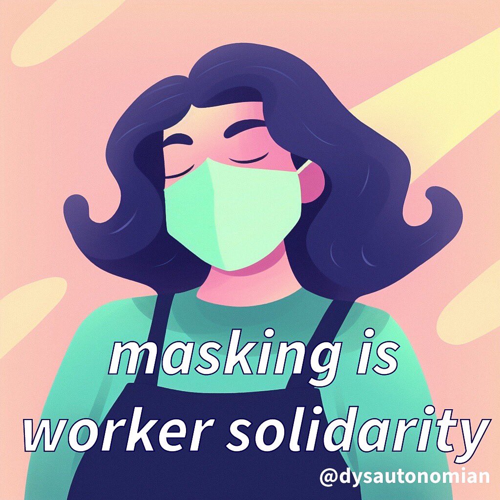 refractedfact's tweet photo. #AIArt #AIArtworks #AIArtCommunity #AIArtistCommunity #AIArtGallery #HumansMakeAIArt #Midjourney  #WearAMask #WearARespirator #CovidIsntOver #queersolidarity #intersectionality #disabilityjustice https://t.co/Ii1AdDUYlH
