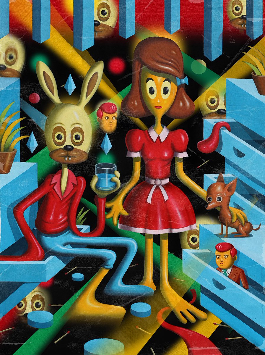 Hello. My name is Diego Stigliano. I'm a visual artist and illustrator from Argentina who works with physical and digital art.  I have just  created my genesis collection on