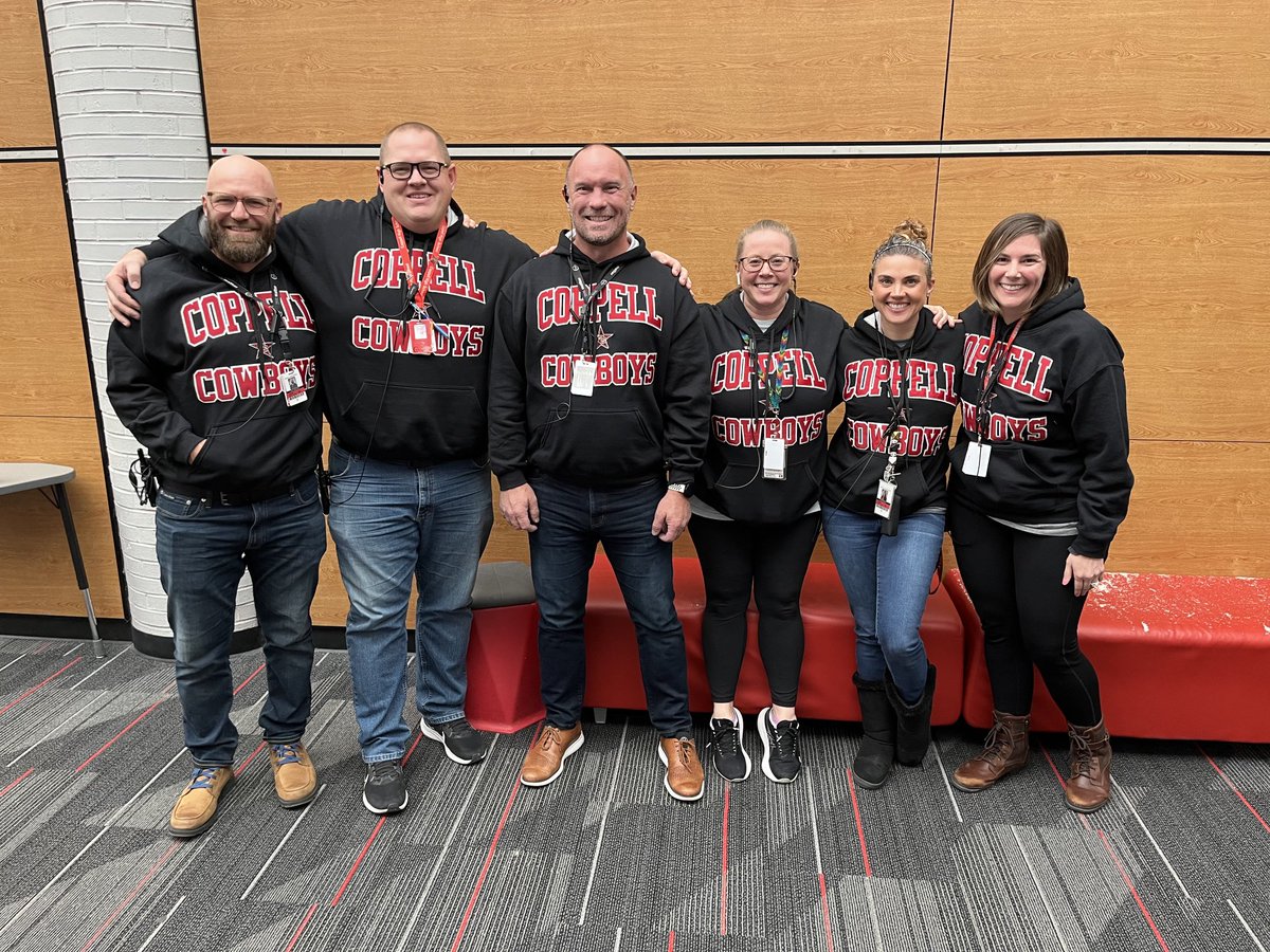 I am so blessed to work beside this team. These guys make going to work so much fun. We all work hard at loving kids, providing guidance, growing teachers and supporting them. I love these people for their loyalty and perseverance. CHS is lucky to have them. ⁦<a href="/CoppellHigh/">🏫 Coppell High School 📚</a>⁩