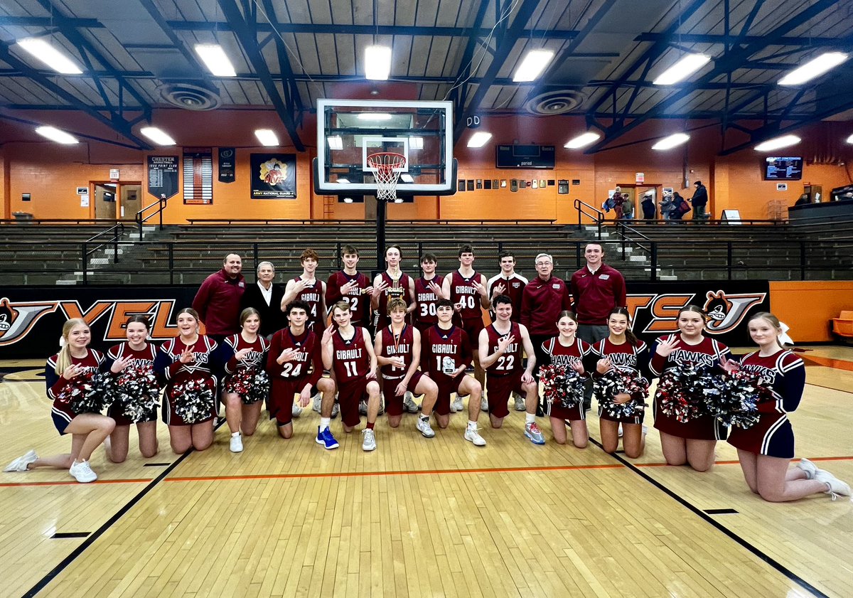 Gibault Hawks Basketball (@gibaultbball) on Twitter photo 3-PEAT! Hawks beat Saxony Lutheran 44-36 to win the CIT championship! <a href="/kesler_gavin/">Gavin Kesler</a> <a href="/PeytonSchaef25/">Peyton Schaefer</a> with All-Tournament team nods and <a href="/augustine_kanen/">Kanen Augustine</a> with tourney MVP!
We are back in action next week in the Okawville Tourney!
<a href="/GibaultCatholic/">Gibault</a> <a href="/GibaultSports/">GibaultSports</a> <a href="/republictimes/">Republic-Times</a> 3-PEAT! Hawks beat Saxony Lutheran 44-36 to win the CIT championship! <a href="/kesler_gavin/">Gavin Kesler</a> <a href="/PeytonSchaef25/">Peyton Schaefer</a> with All-Tournament team nods and <a href="/augustine_kanen/">Kanen Augustine</a> with tourney MVP!
We are back in action next week in the Okawville Tourney!
<a href="/GibaultCatholic/">Gibault</a> <a href="/GibaultSports/">GibaultSports</a> <a href="/republictimes/">Republic-Times</a>