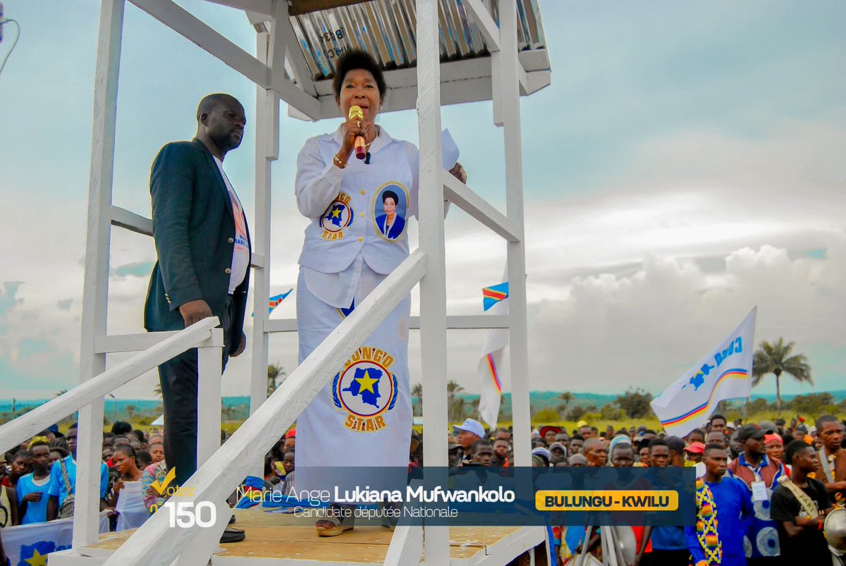 BoboMokonzi's tweet photo. #RDC_elections:Elle va désormais représenter le BULUNGU/#Kwilu à l'assemblée nationale.Félicitations à l'autorité morale du parti #Congo_star Marie-Ange LUKIANA MUFWANKOLO constitue en elle-même une force majeure pr parler de Bulungu développement @CKilubu @DannyKANDA2  @G_Dubuka https://t.co/qTv9xEOv1h