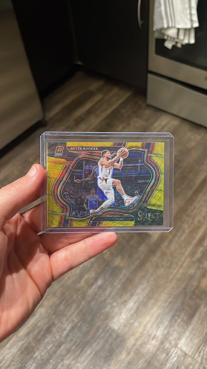 Jacquez304's tweet photo. @ericwhiteback @AntoGriezmann @PaniniAmerica Booker PC growing! 05/10! Just came in the mail today. https://t.co/72tGMMrqfn