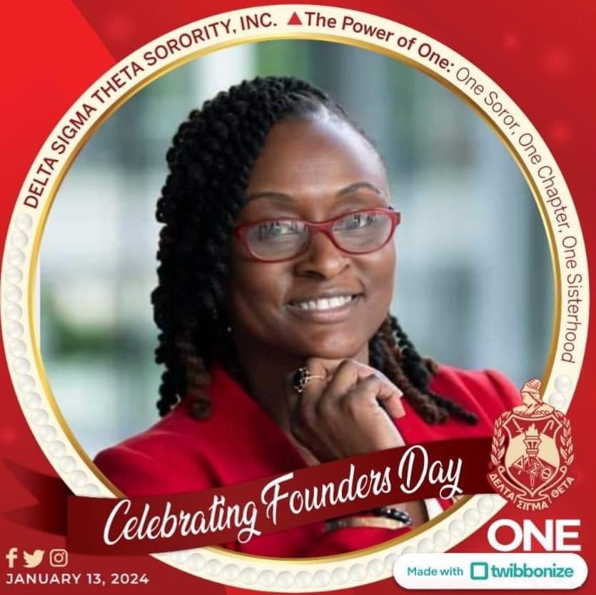 doctor_tfj's tweet photo. Celebrating 111 of sisterhood, scholarship, and service! #PowerOfDST #PowerOfOne #DST111 https://t.co/fmplZ8YTpQ