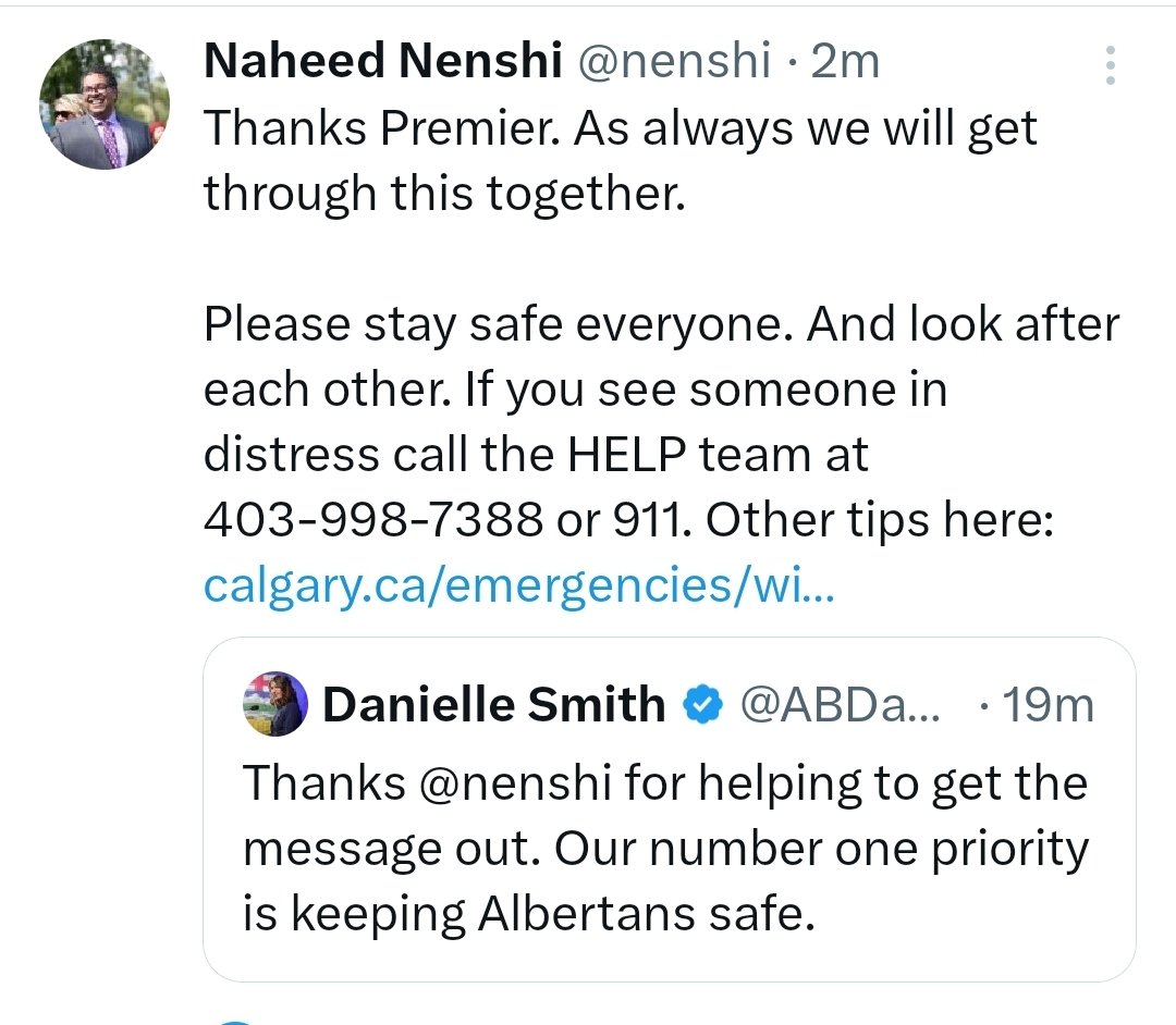 I think Alberta just froze over....