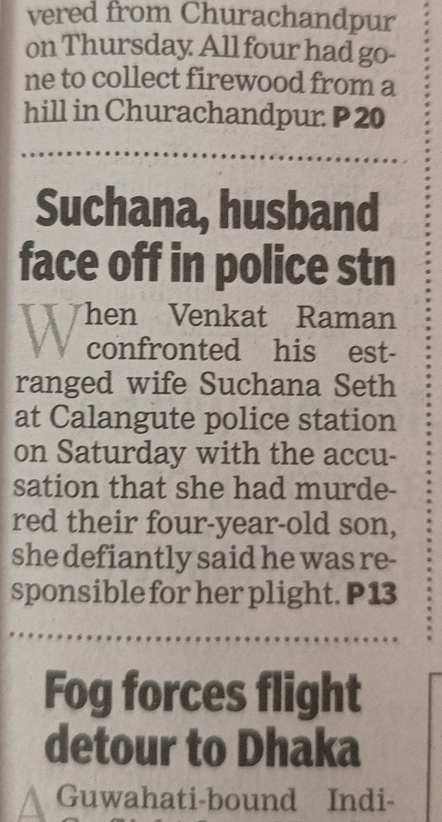An open and shut case now be turned into an equal fight, where the loser is the husband Feminist newspaper @TOIIndiaNews says 'accused' wife despite being at 100% fault... leaving a room for doubt and sympathy for the wife Hypocrisy! #1CroreAlimony #SuchanaSeth