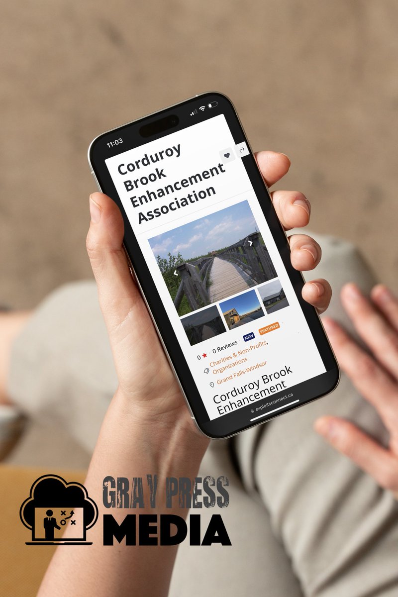 GrayPressMedia's tweet photo. Weβve added Corduroy Brook Nature Centre & Trail to the featured listings on @ExploitsConnect. Over 400 local listings and growingβ¦
TAKE A LOOK π
β¨FEATURED https://t.co/ixvj4UxmfK βοΈπΏ
#LinkingLocal #ExploitsConnect #CentralNL https://t.co/MAswHDk3ls