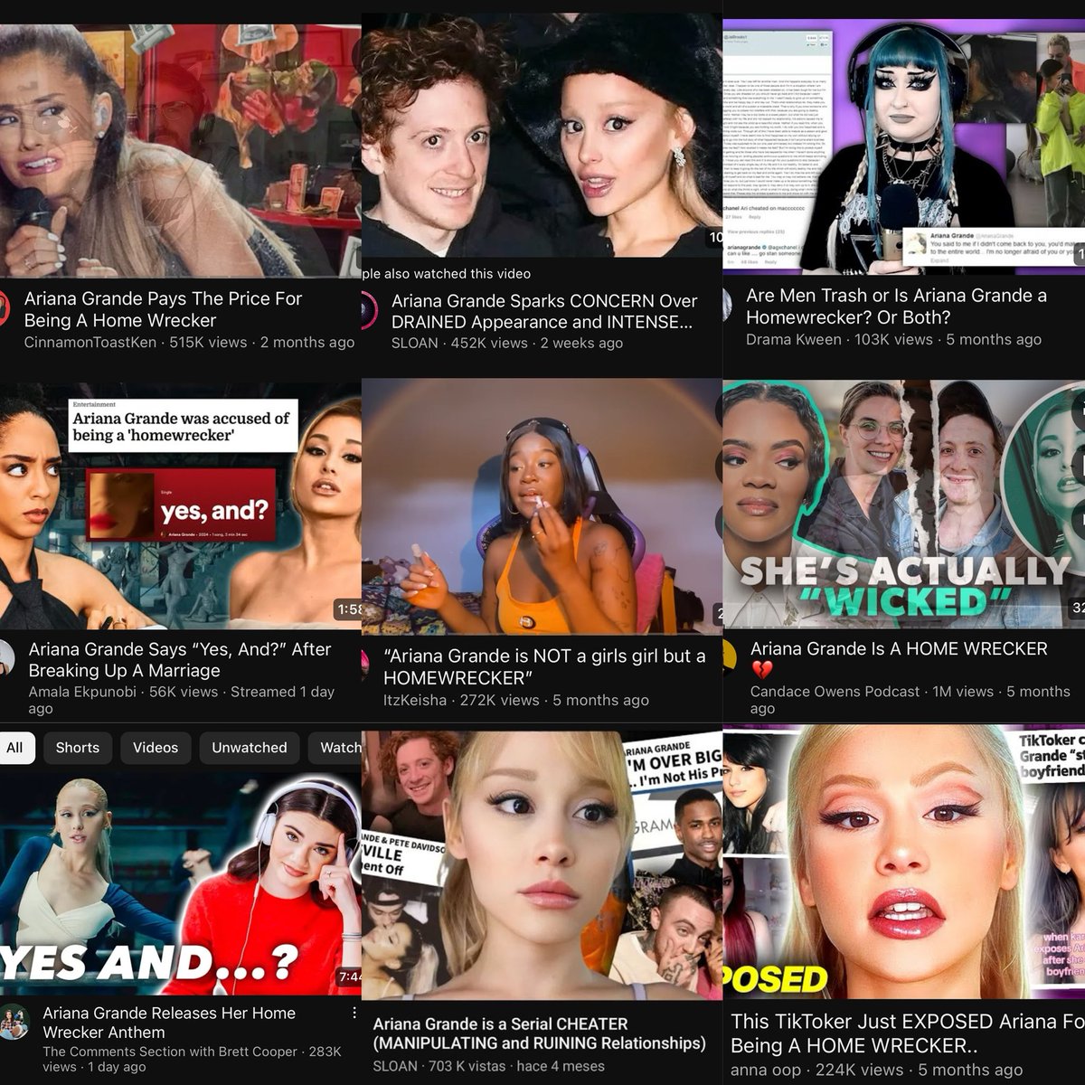 Can't believe these YouTube pages are making money off spreading lies and messing with her career. An apology just doesn't cut it to fix the mess they've created. #apologizetoariana